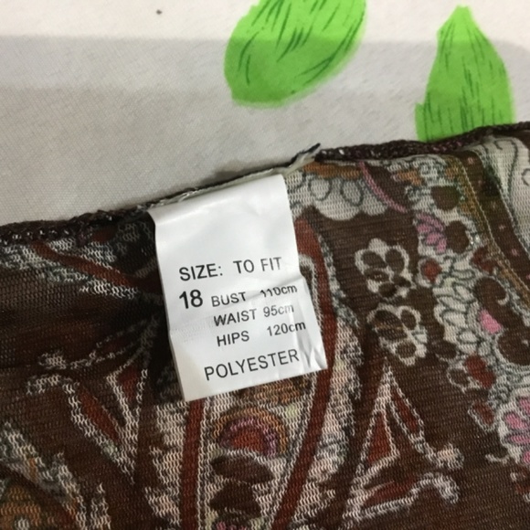 Velvet and sheer top size 18 - Picture 6 of 6